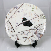 Woodland Winter Plate Collection Silent Songbird